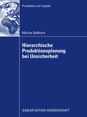 cover image of Hierarchische Produktionsplanung bei Unsicherheit